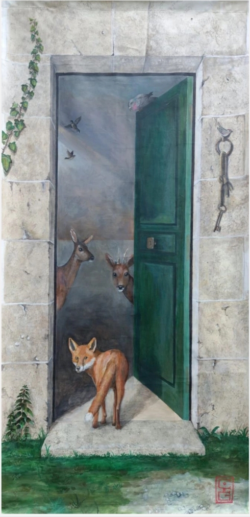 Vernissage de l'exposition "L'Art et la Bannière"