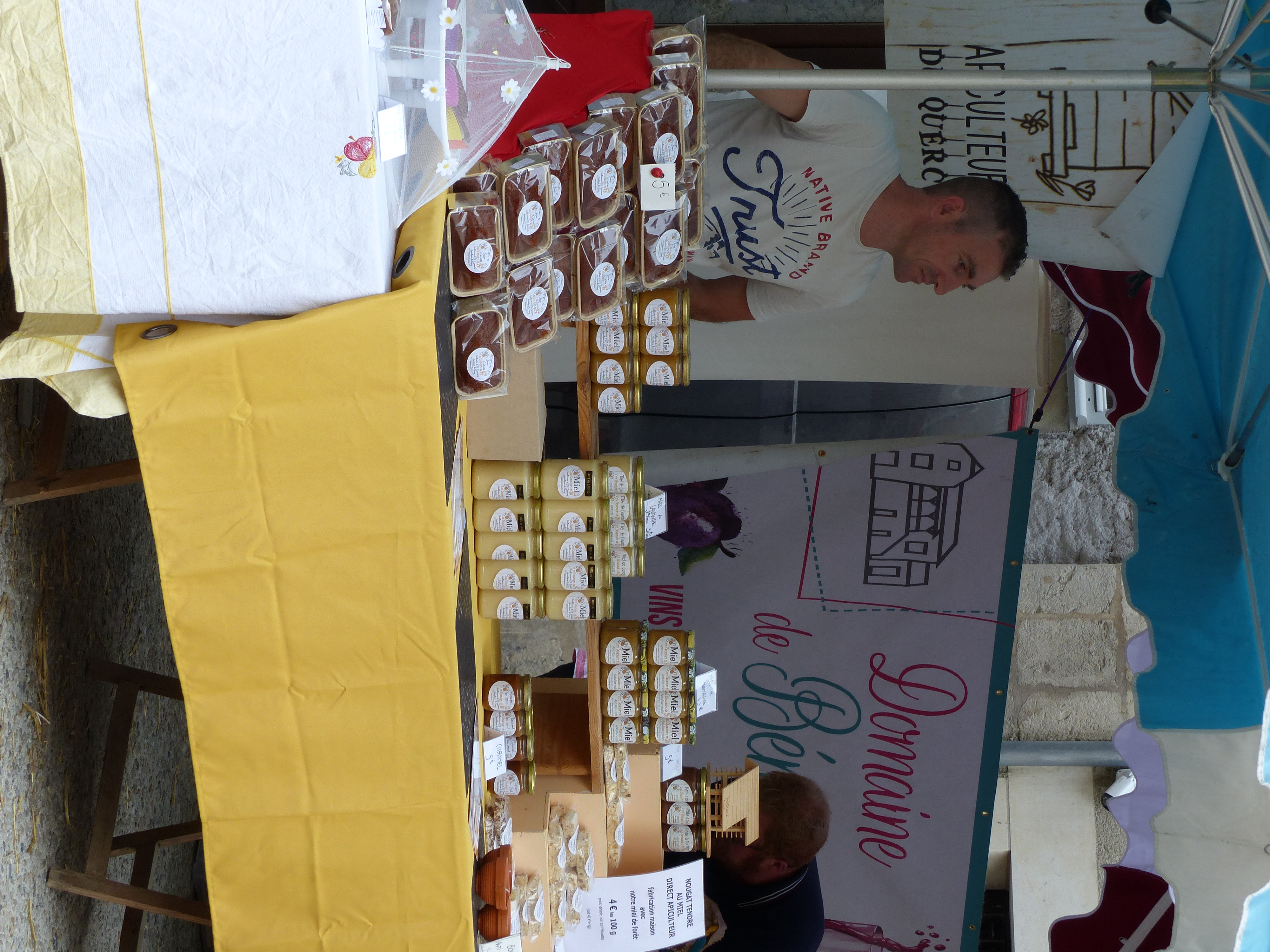 Marché gourmand à Pontcirq