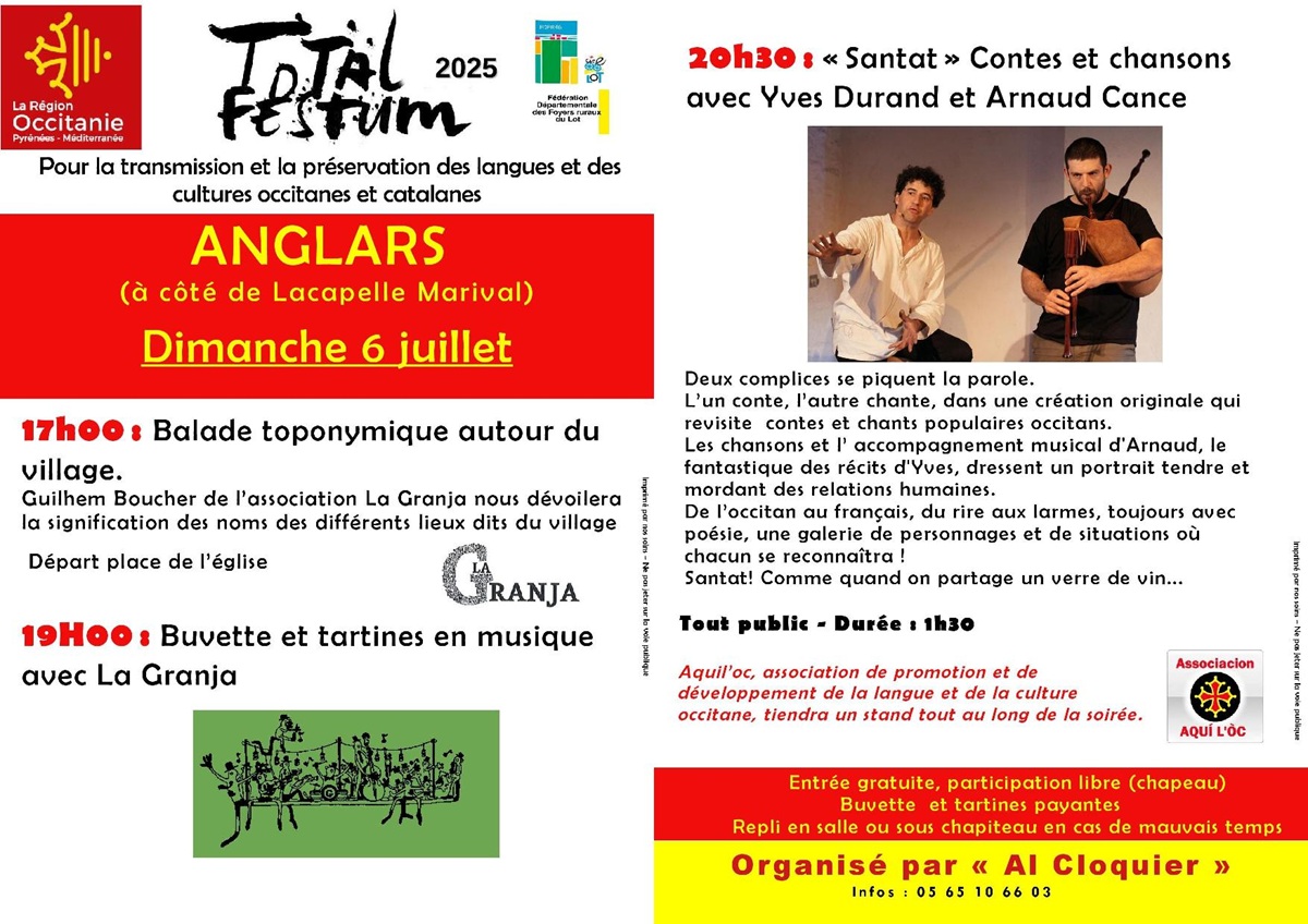 Total Festum à Anglars