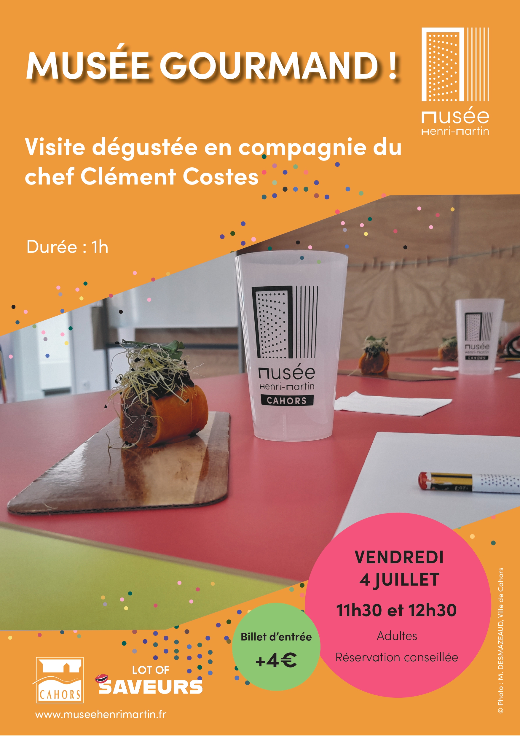 Visite dégustée avec le chef Clément Costes