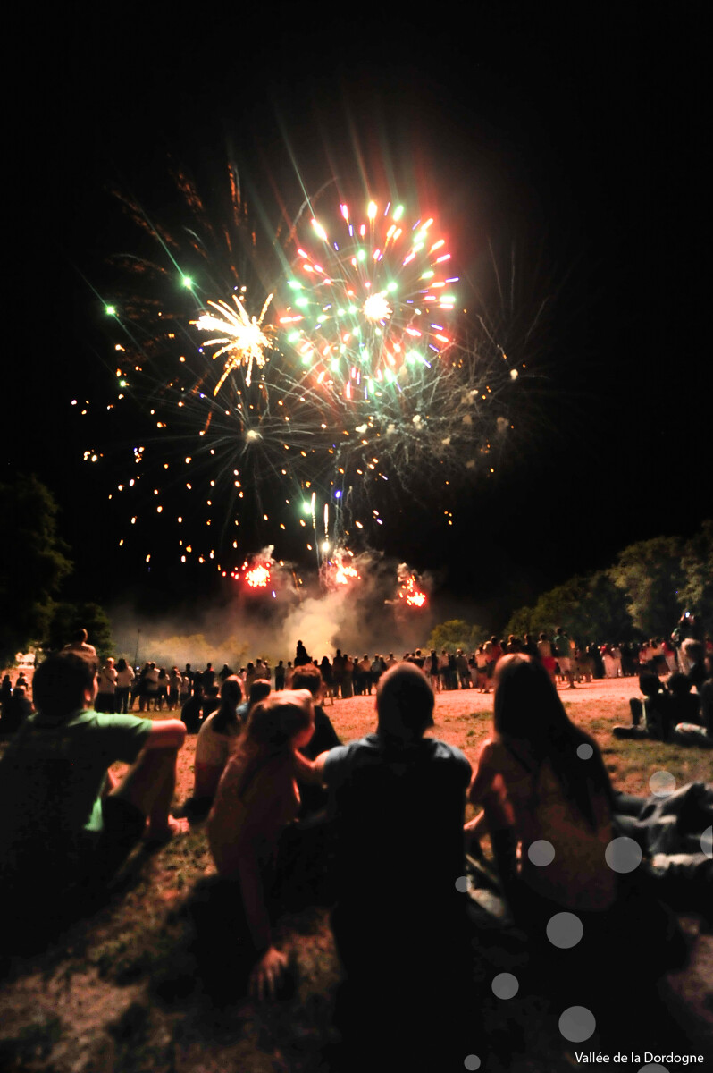 Feu d'artifice à Gramat