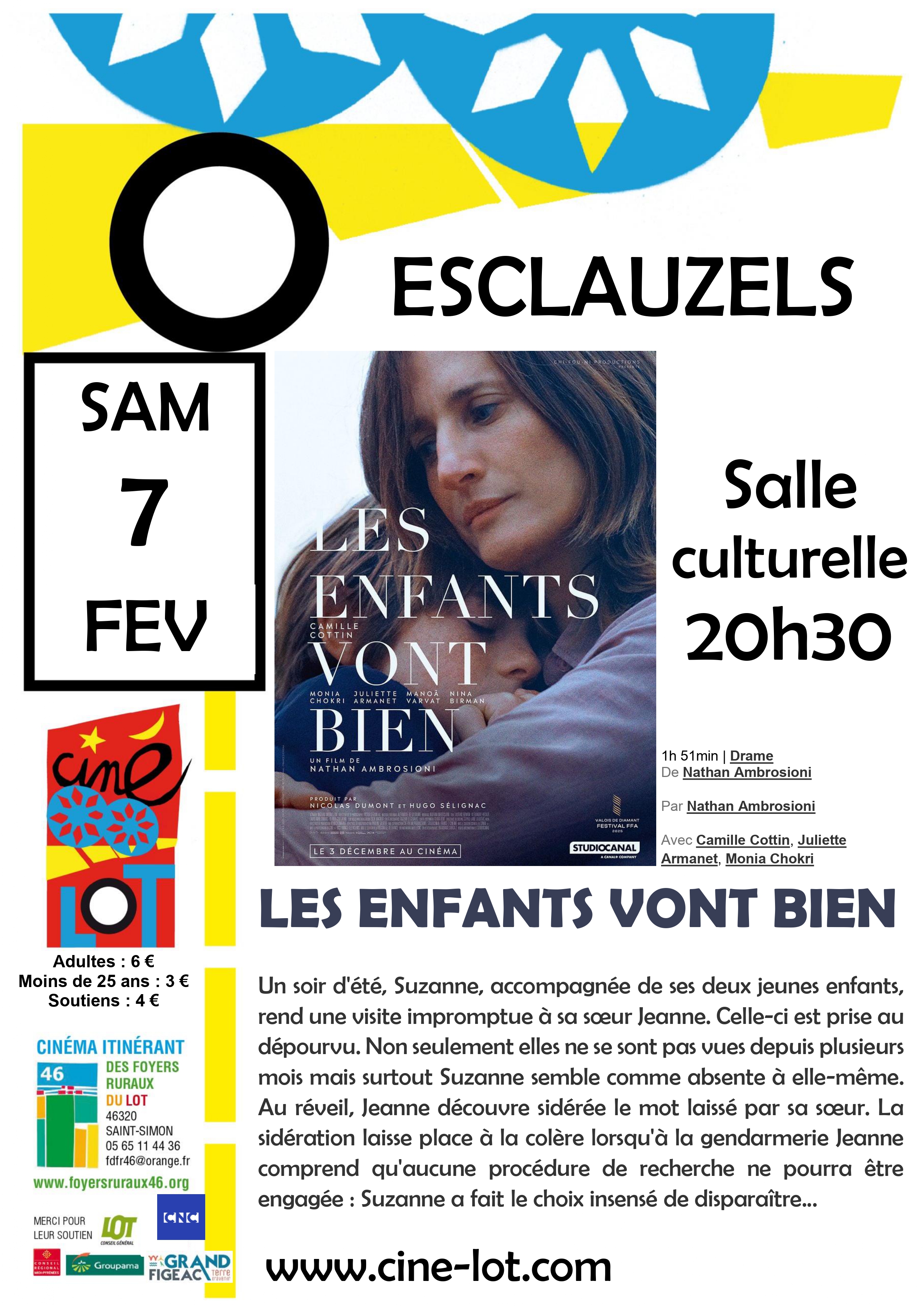 Ciné-Lot à Esclauzels: "Les enfants vont bien"