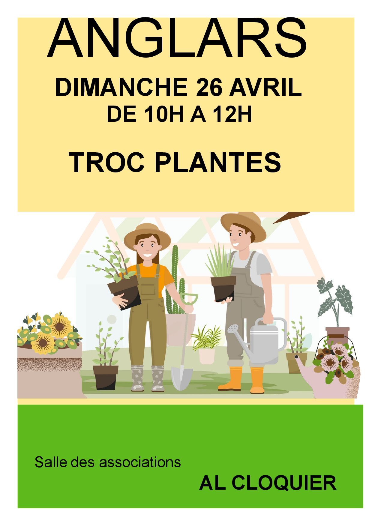 Troc plantes à Anglars — visuel événement
