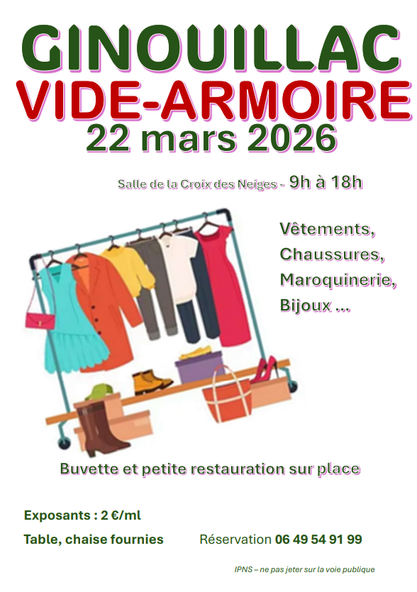Vide armoire à Ginouillac