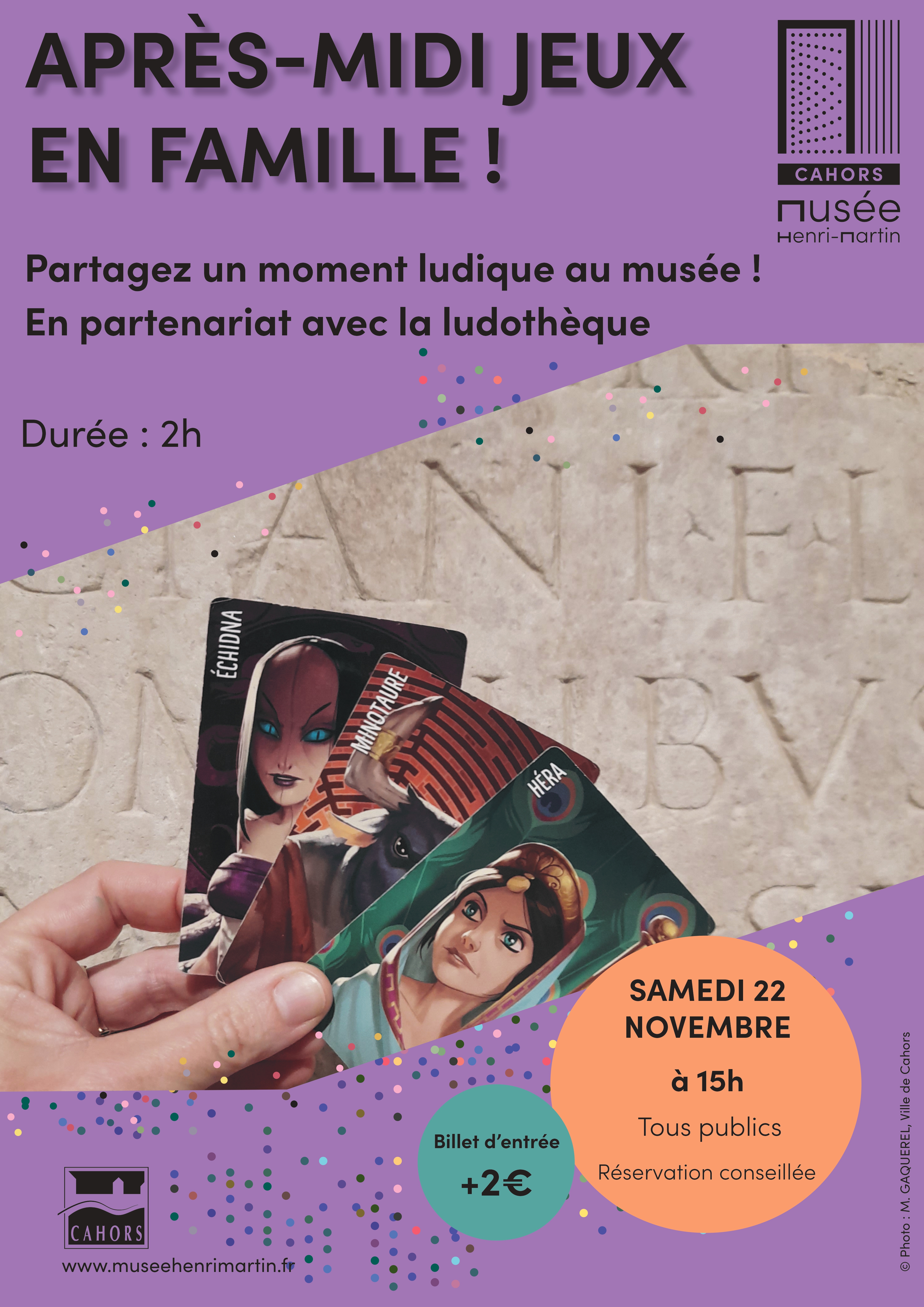 Après-midi jeux en famille