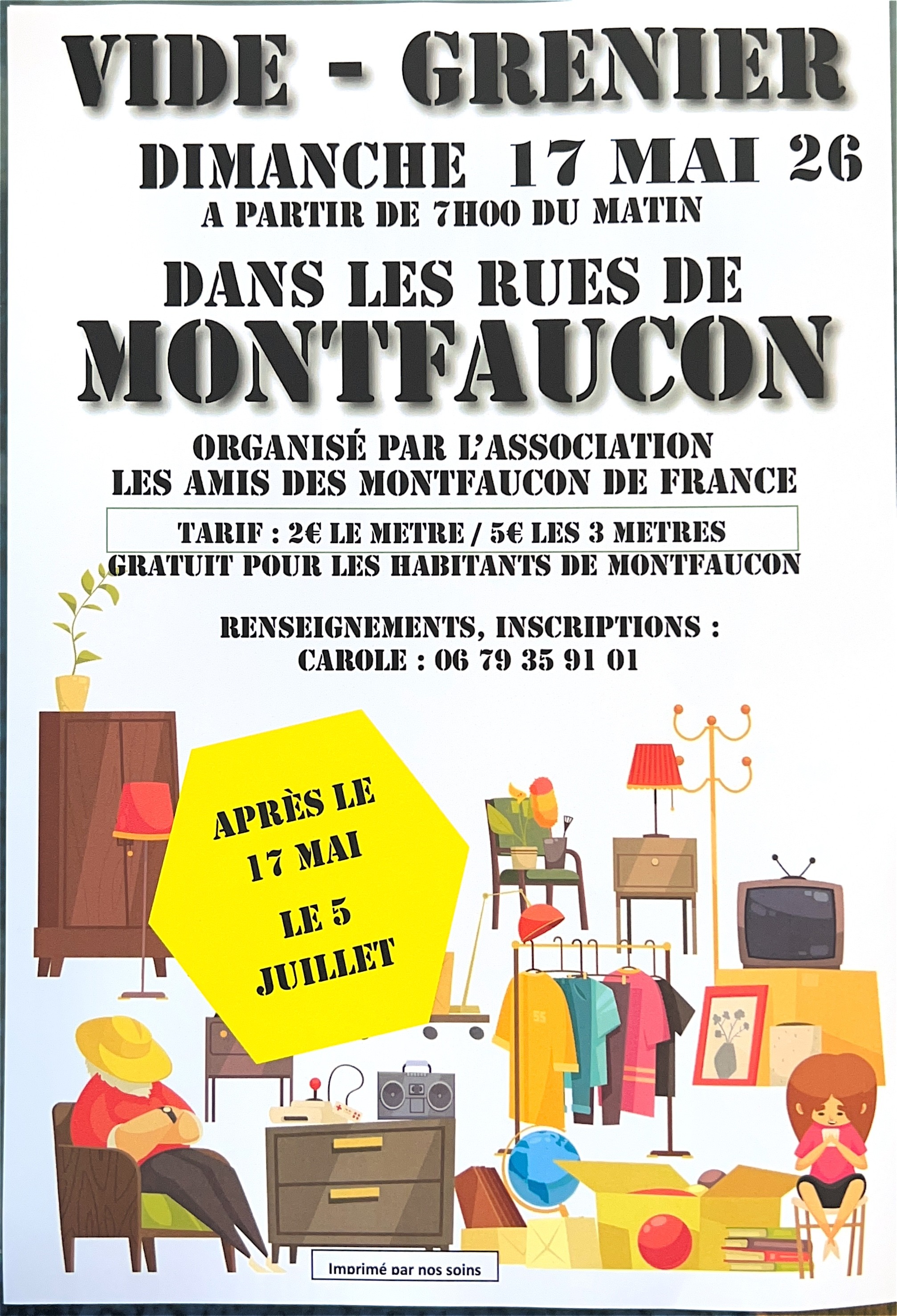 Vide grenier à Montfaucon, Montfaucon - photo 4