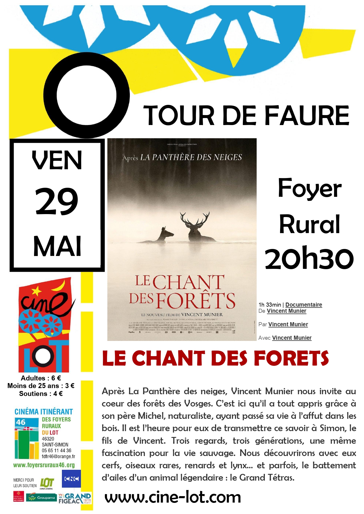 Ciné-Lot : "Le chant des forêts"