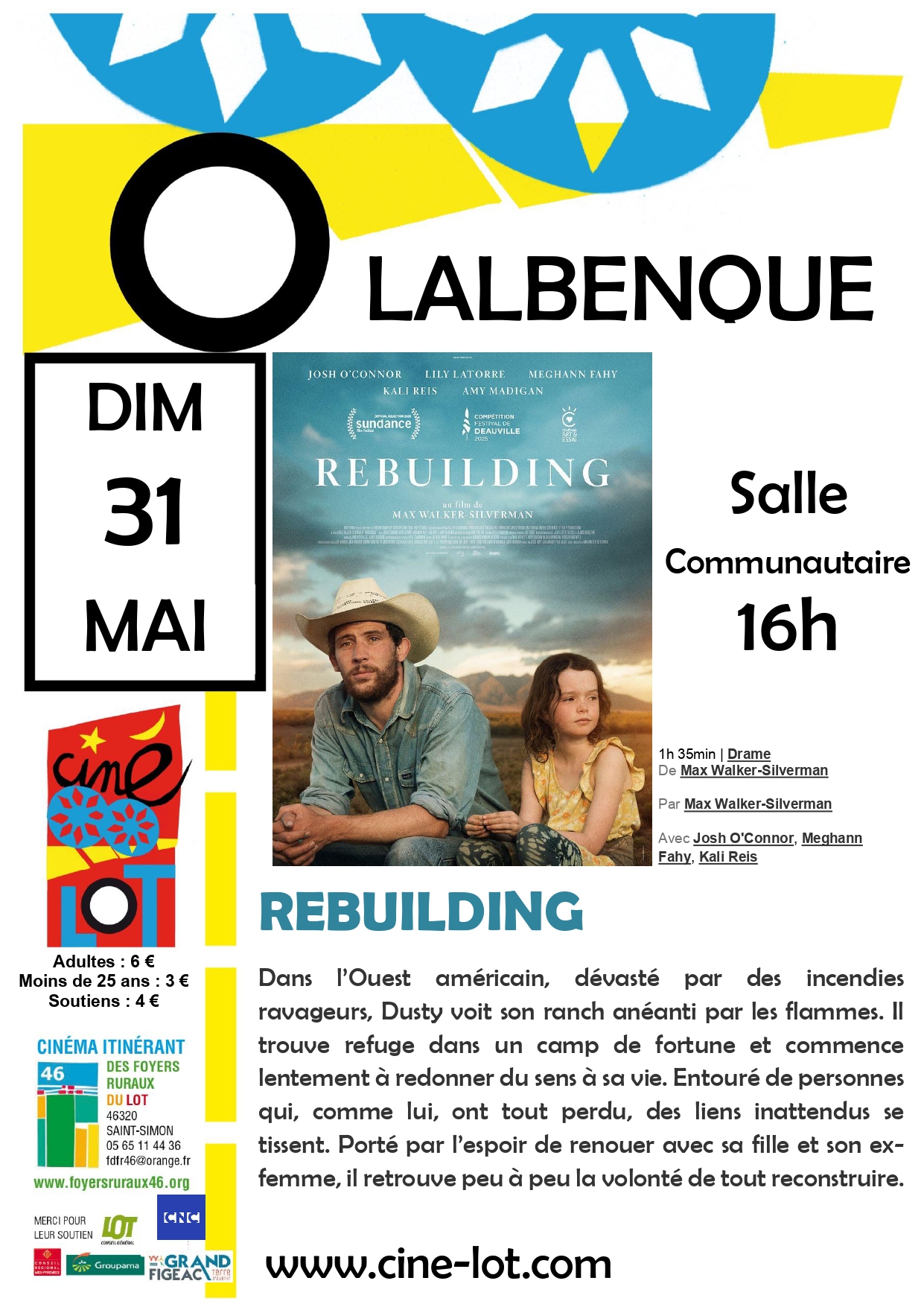Ciné-Lot : "Rebuilding" — visuel événement