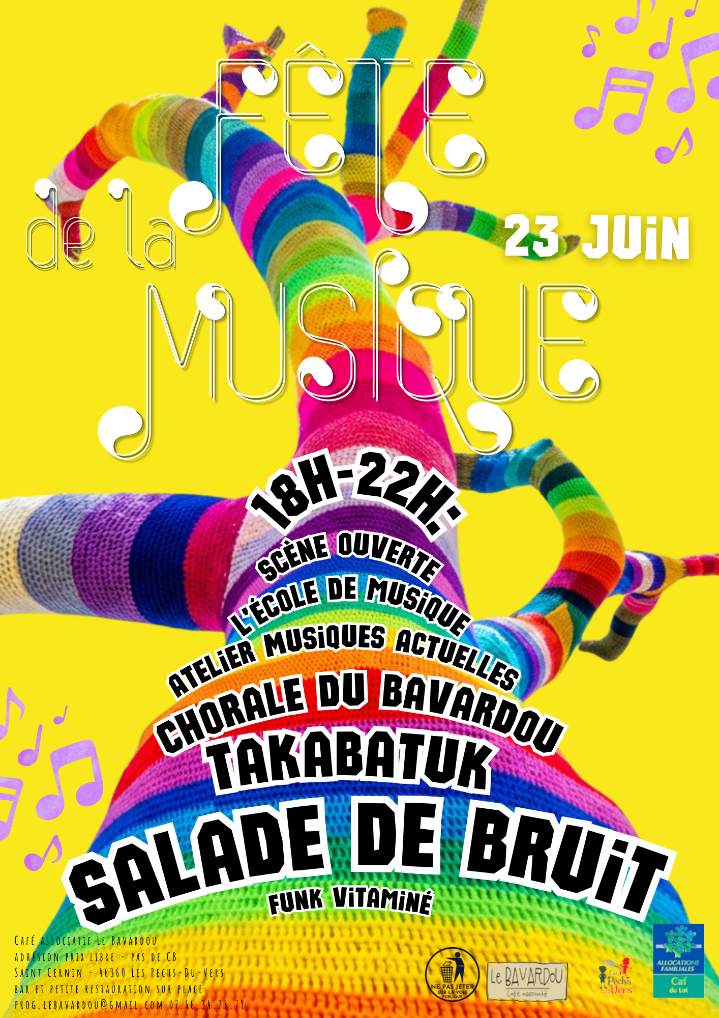 Fête de la musique au Bavardou — visuel événement