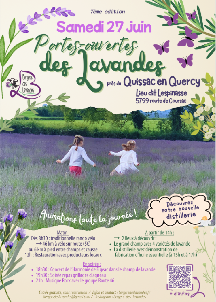 Portes Ouvertes des Bergers des Lavandes à Quissac — visuel événement