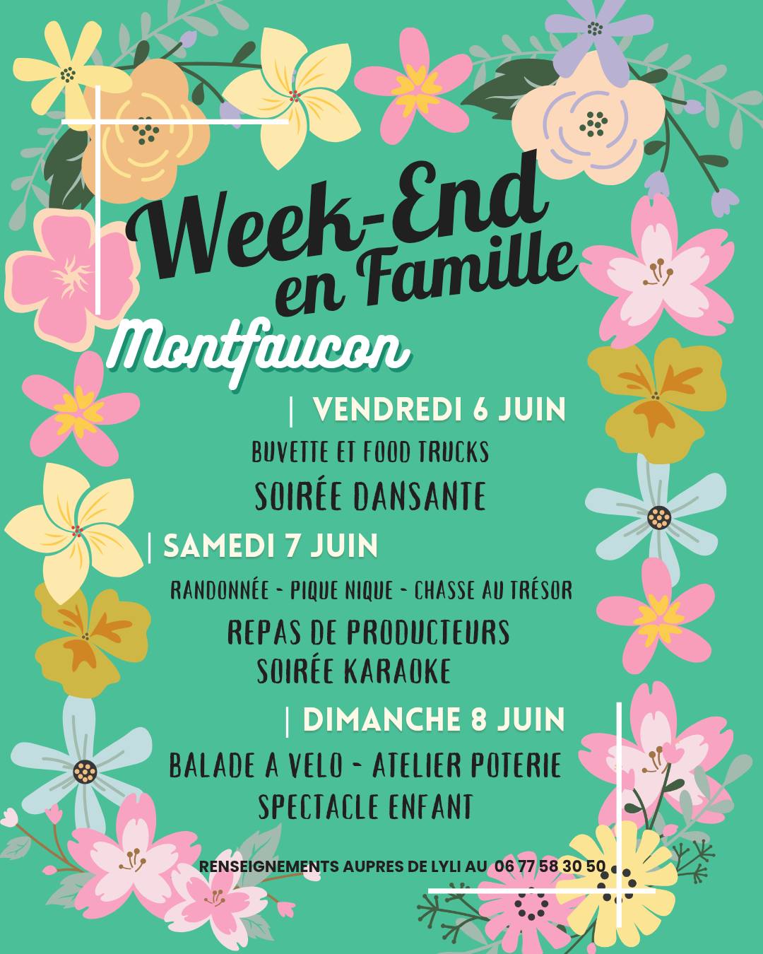 Week end en famille à Montfaucon