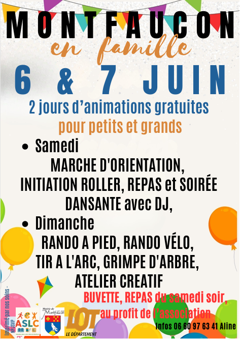 Week end en famille à Montfaucon — visuel événement