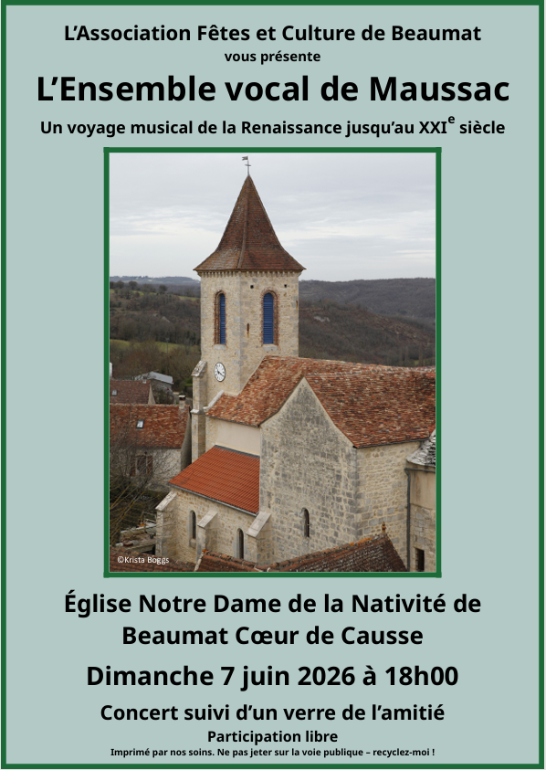 Concert à l'Eglise de Beaumat