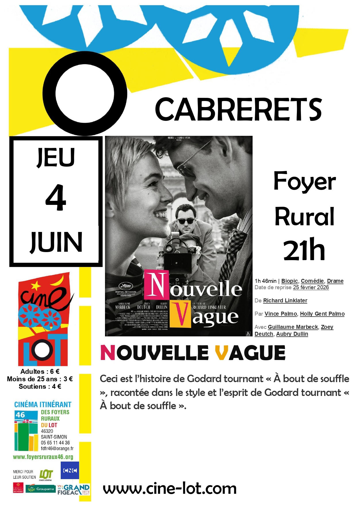 Ciné-Lot : "Nouvelle Vague"