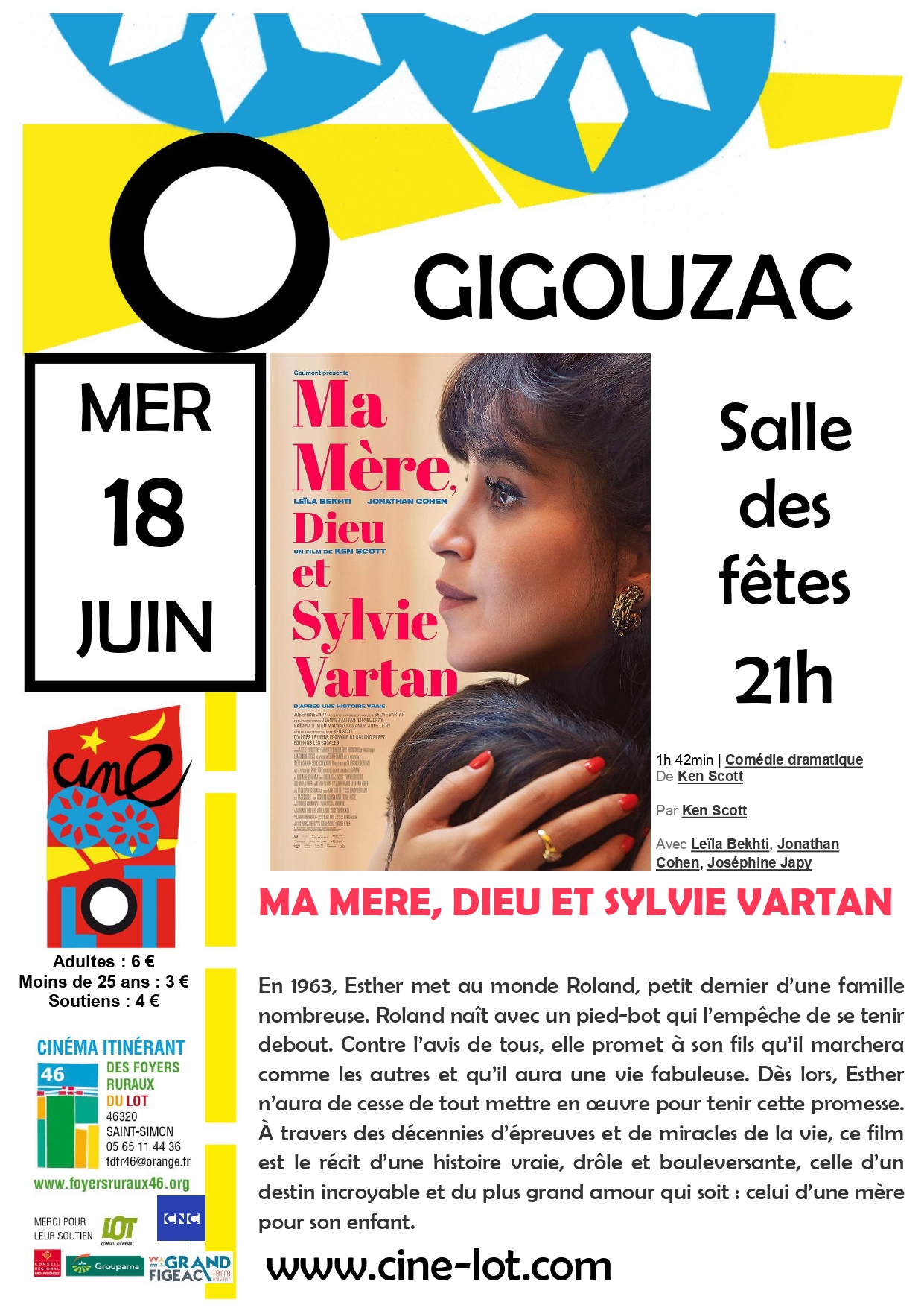 Ciné-Lot : "Ma mère, Dieu et Sylvie Vartan"