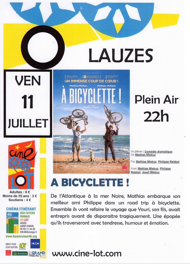 Ciné plein air à Lauzès