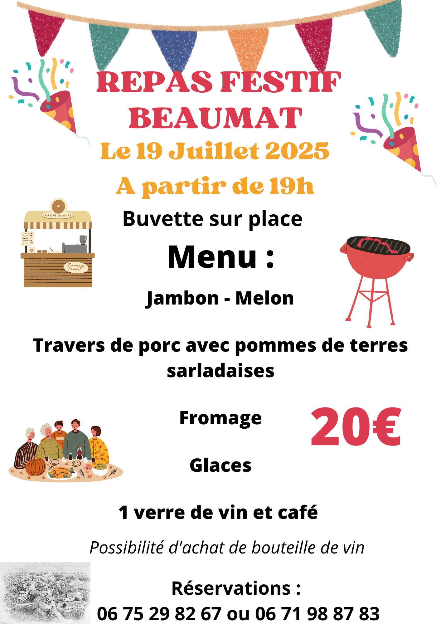 Repas festif à Beaumat, Cœur de Causse - photo 2