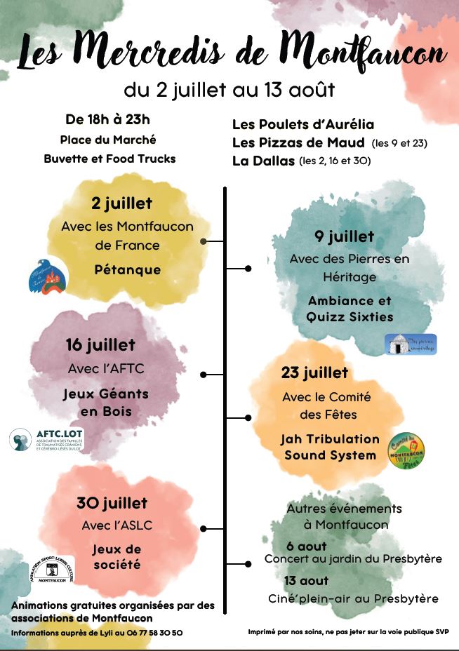 Les mercredis de Montfaucon