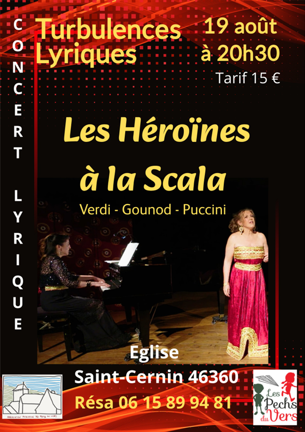 Récital chant / piano, Turbulences lyriques, Les héroïnes à la Scala