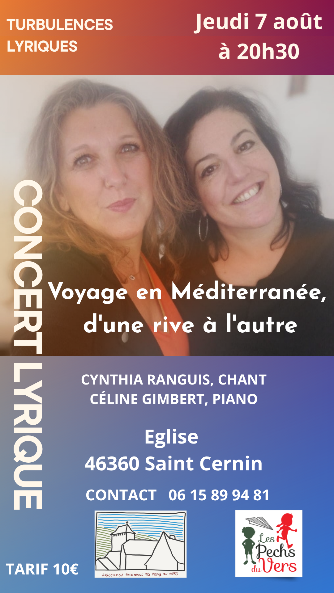 Concert Lyrique, Voyage en Méditerranée, d'une rive à l'autre