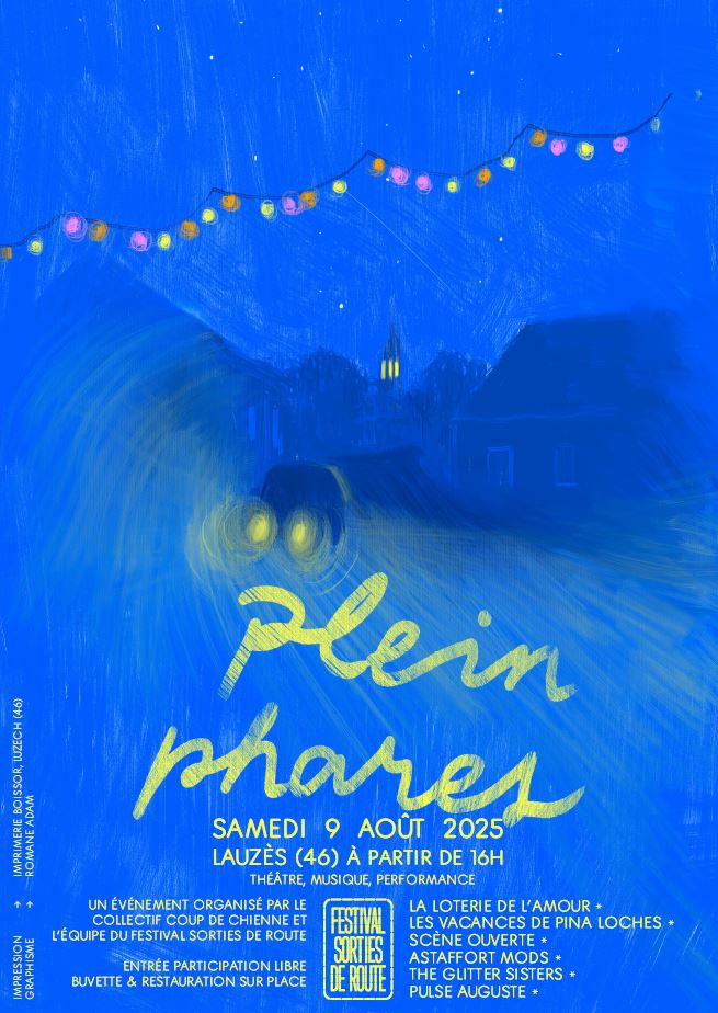 Stage de théâtre, dans le cadre du festival "Sorties de route"