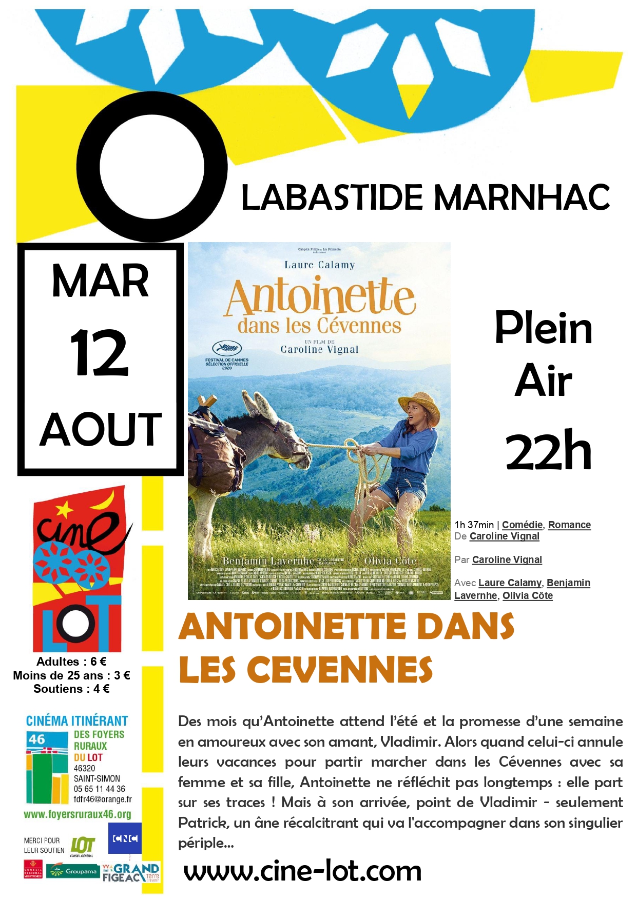 Ciné-Lot : "Antoinette dans les Cévennes"