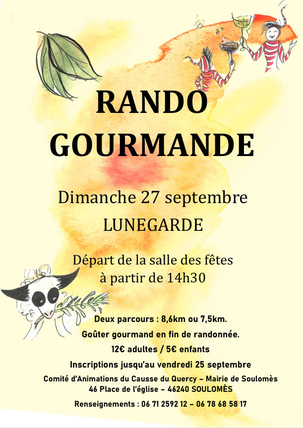Rando gourmande à Lunegarde