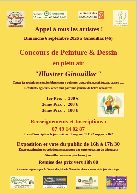Concours de Peinture & Dessin "Illustrer Ginouillac", Ginouillac - photo 8