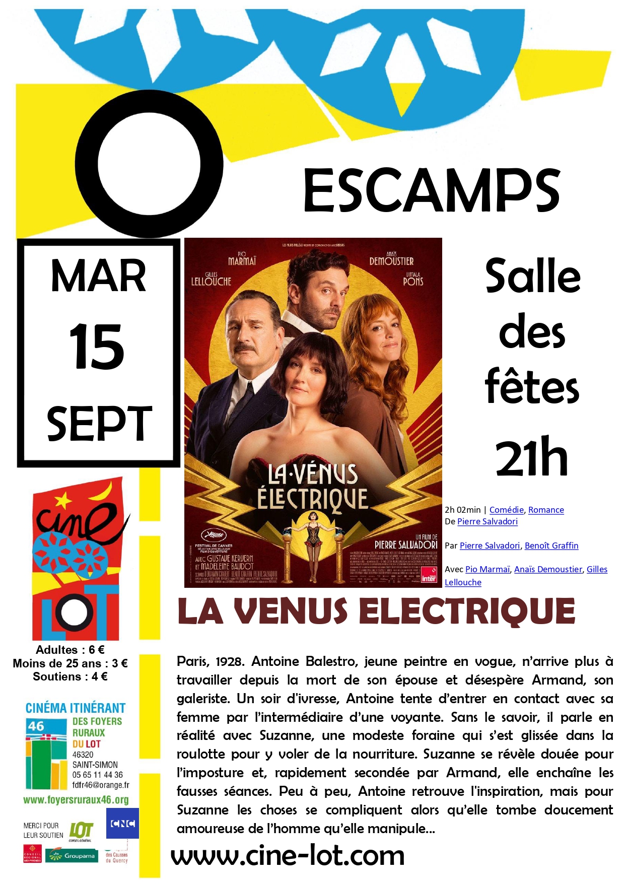 Ciné-Lot : "La venus électrique"
