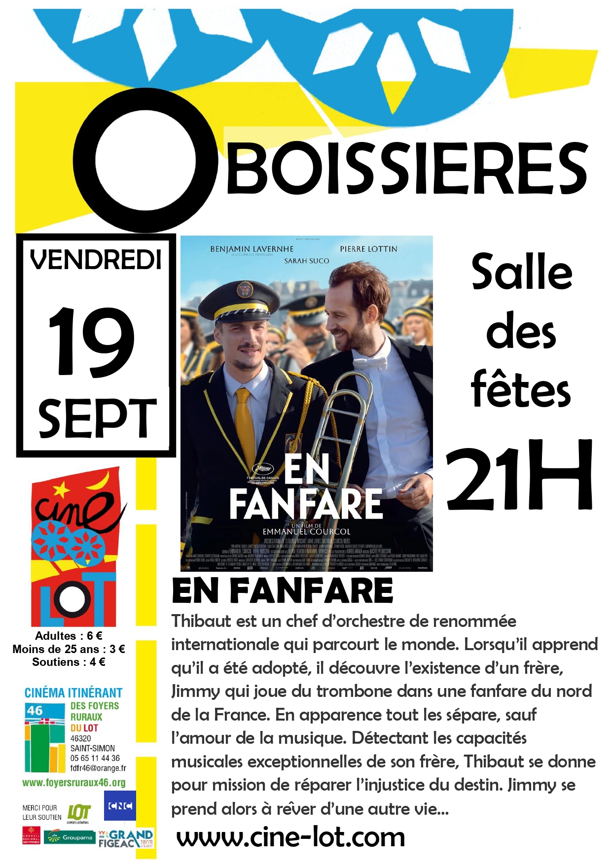 Ciné-Lot : "En fanfare"