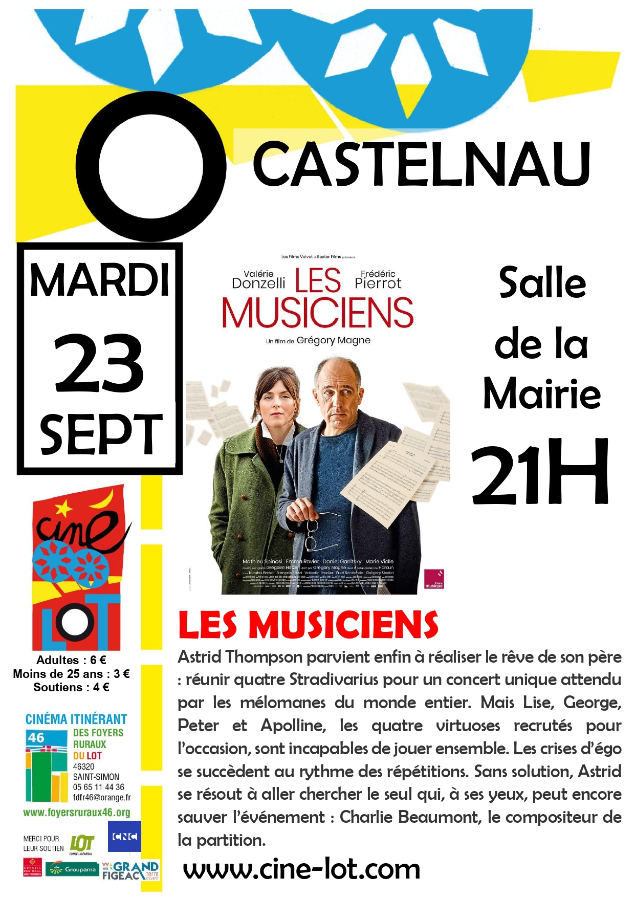 Ciné-Lot : "Les musiciens"