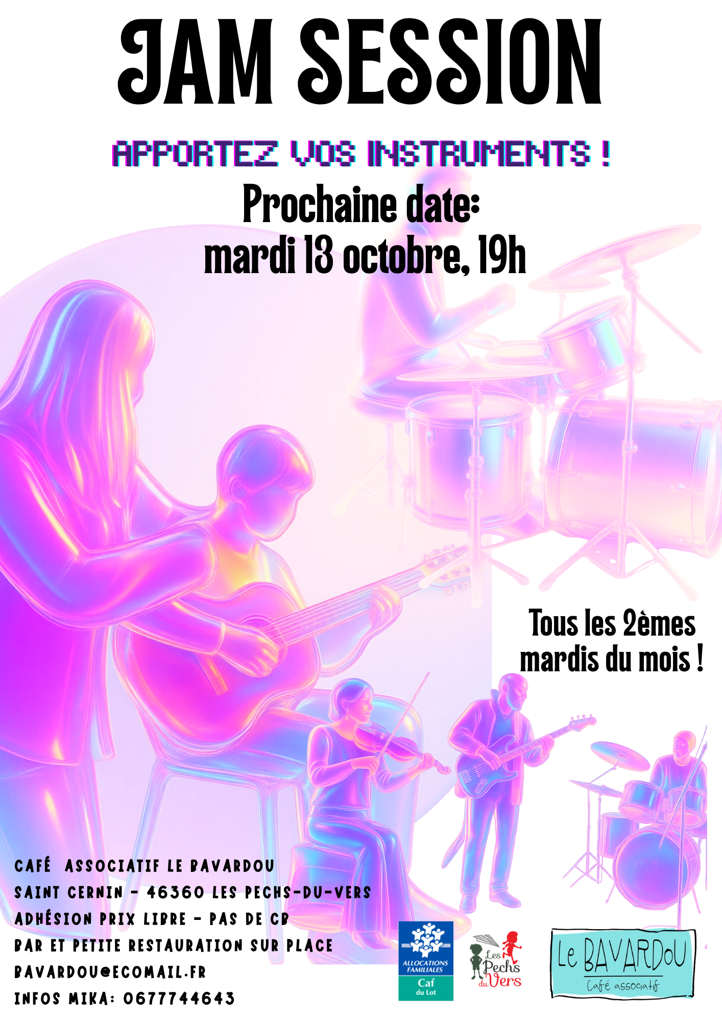 Jam Session, scène ouverte au Bavardou
