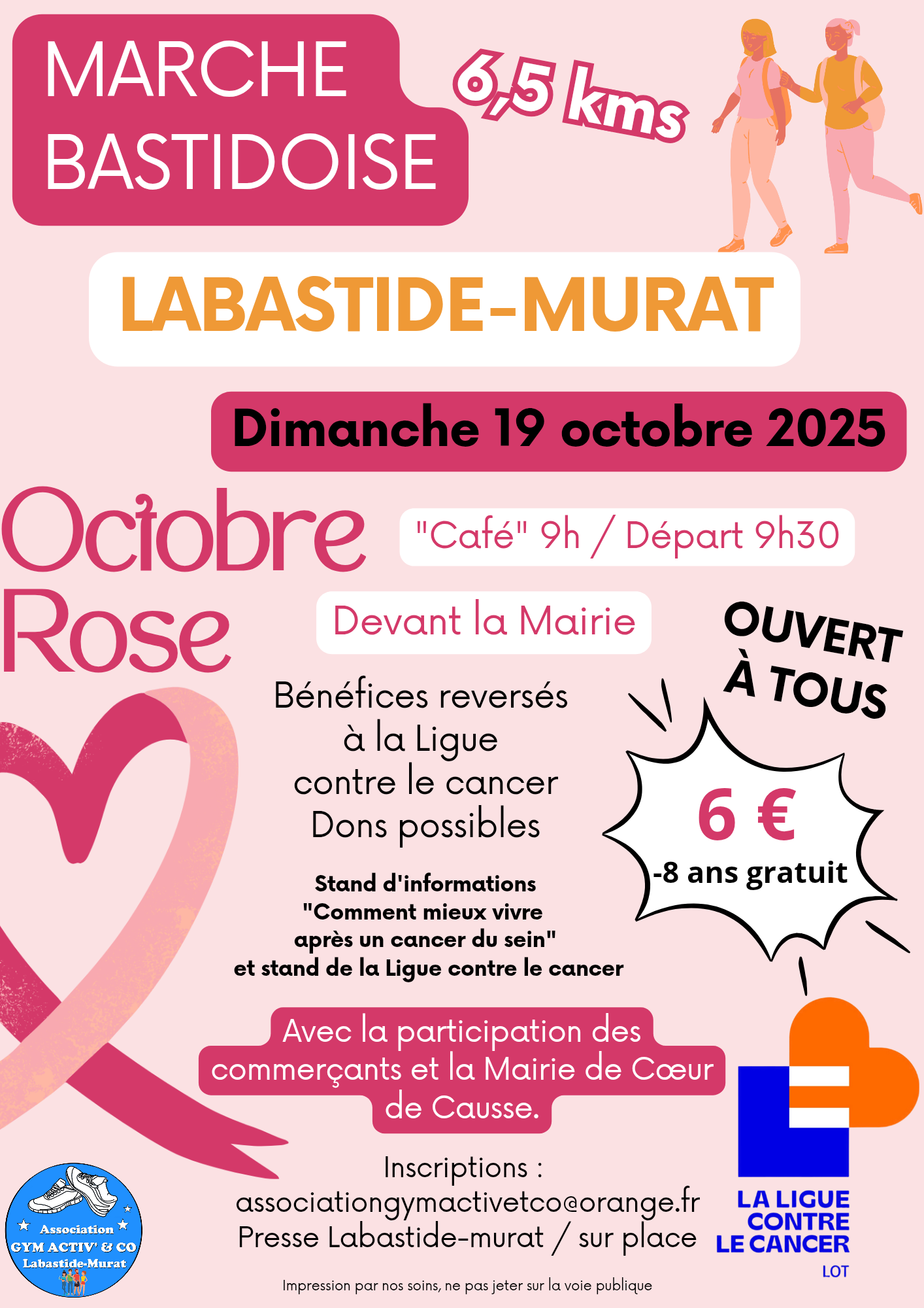 Marche bastidoise pour Octobre Rose