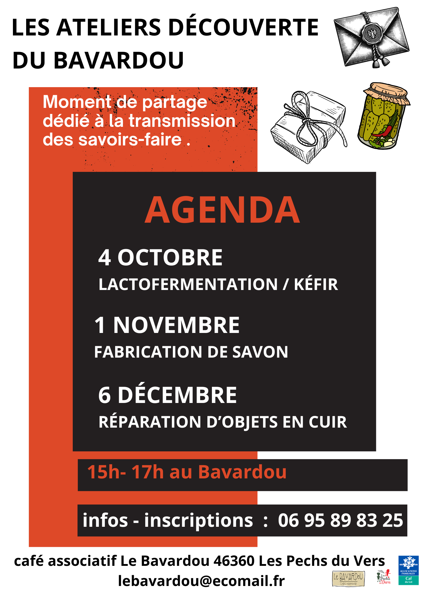 Les Ateliers Découverte du Bavardou : réparation d'objets en cuir