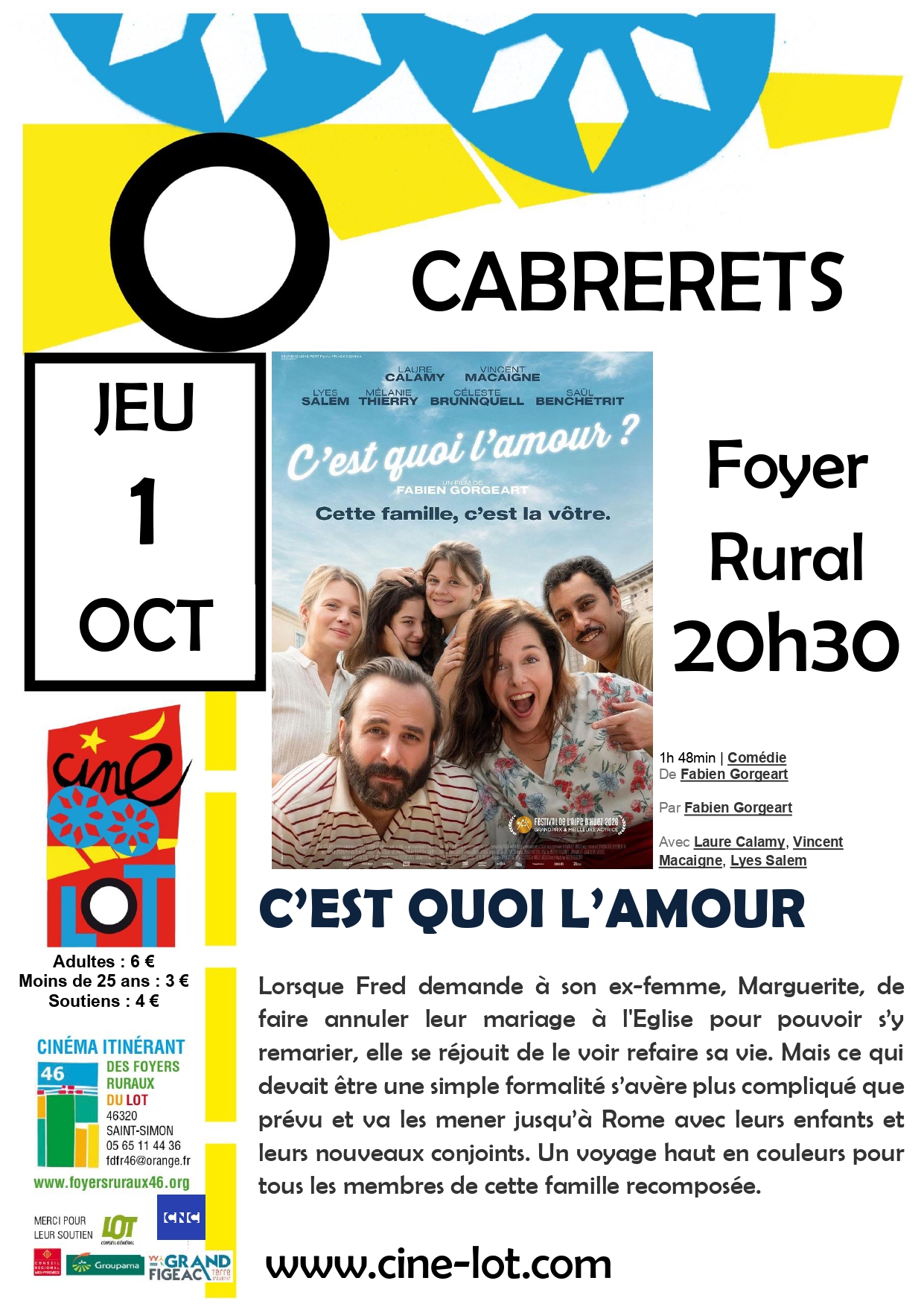Ciné-Lot : "C'est quoi l'amour"