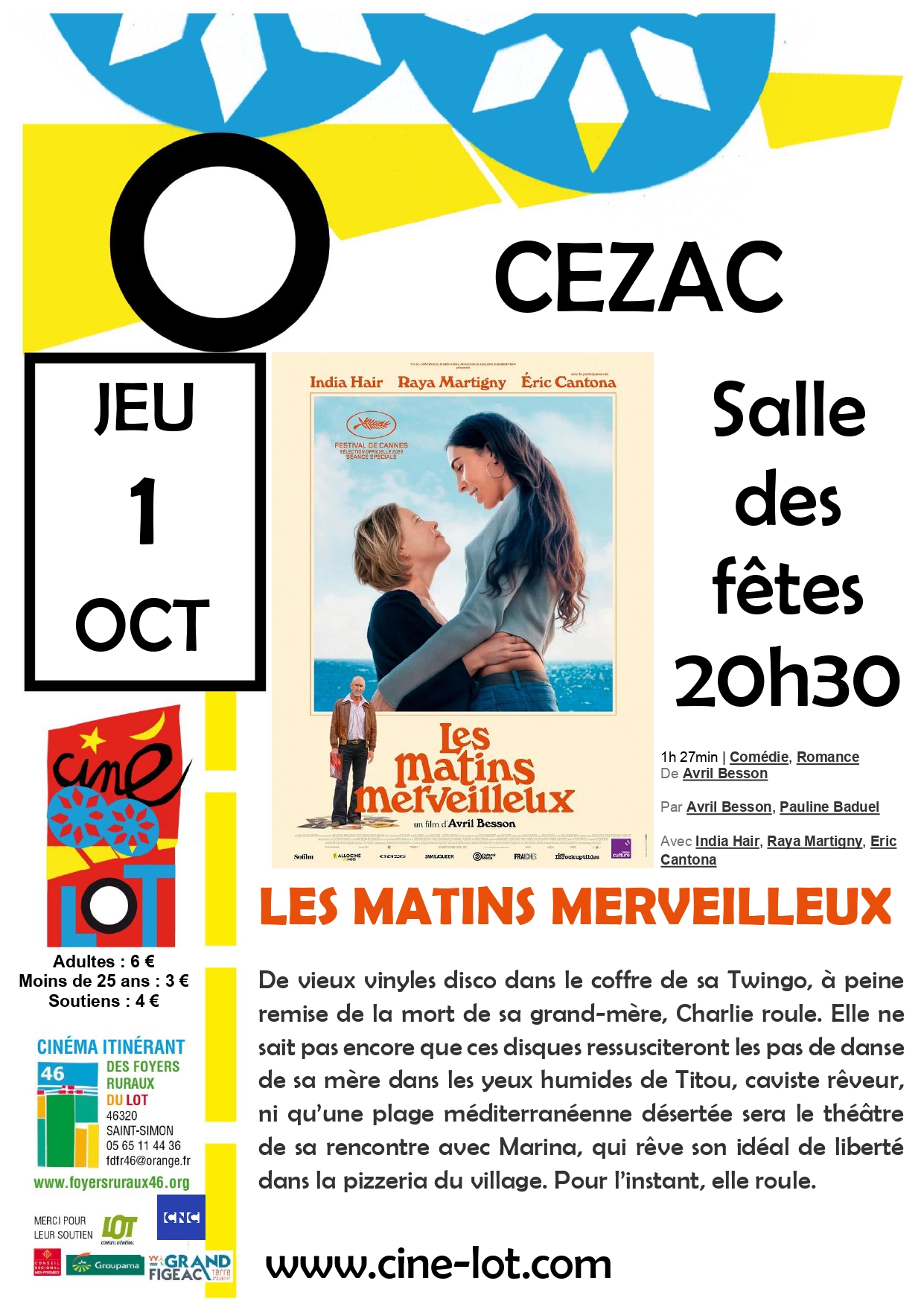 Ciné-Lot : "Les matins merveilleux"