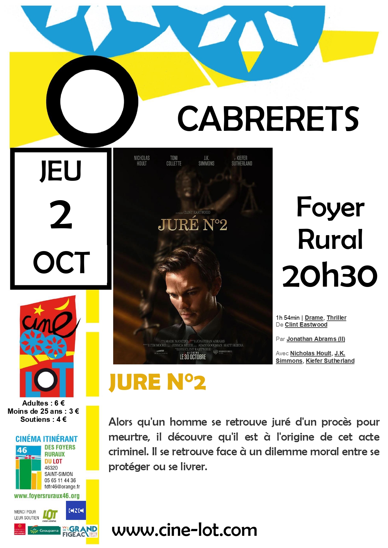 Ciné-Lot : "Juré N°2"