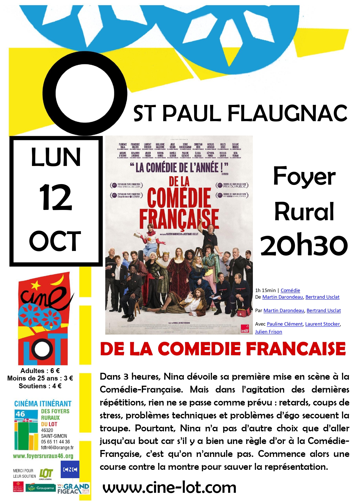 Ciné-Lot : "De la comédie française"