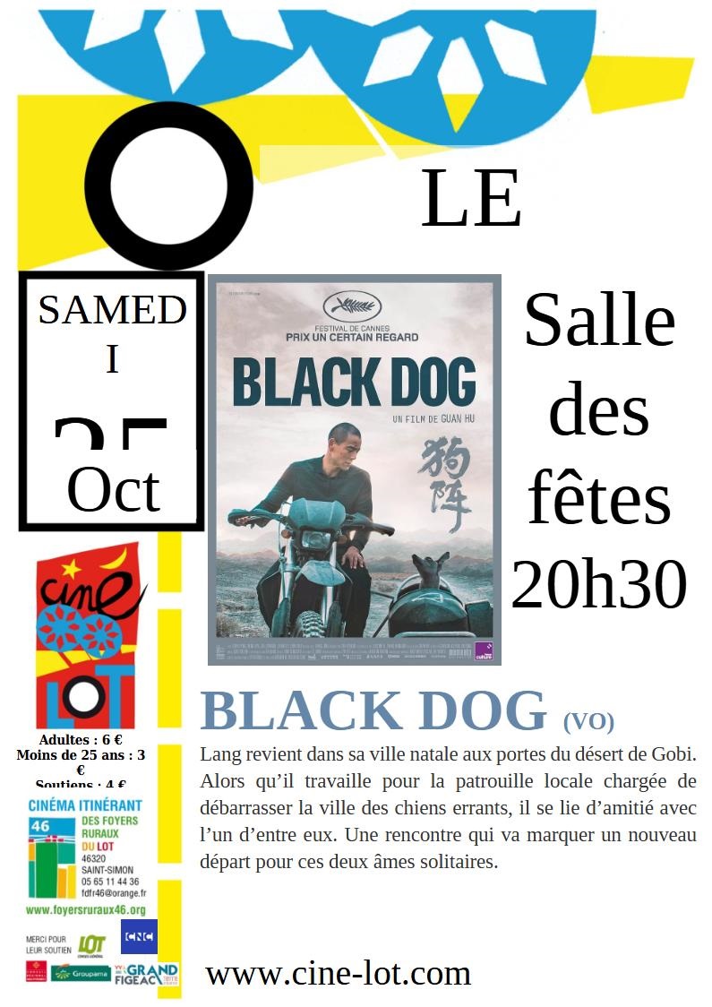 Projection du film "Black Dog" à Le Bourg
