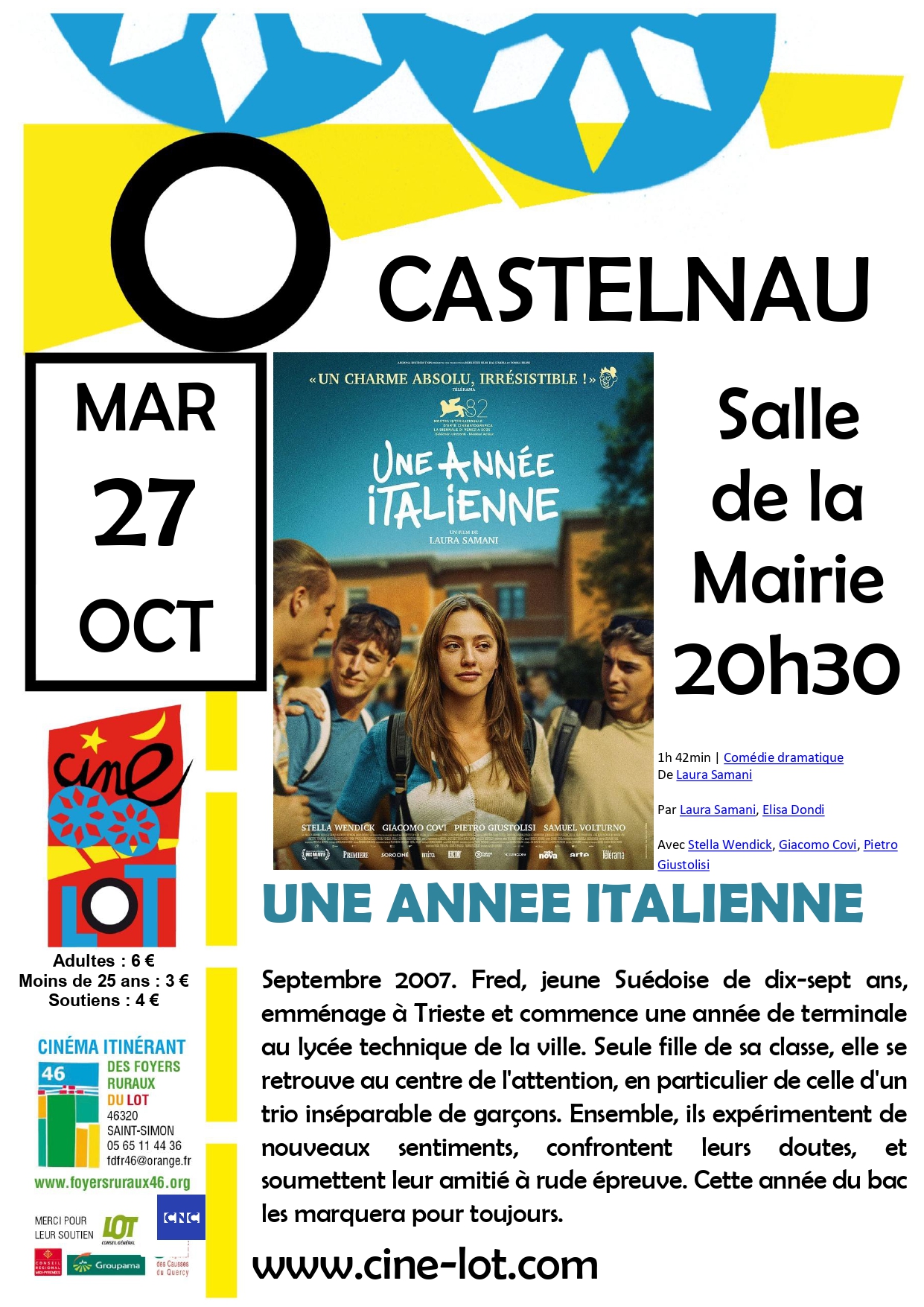 Ciné-Lot : "Une année italienne"