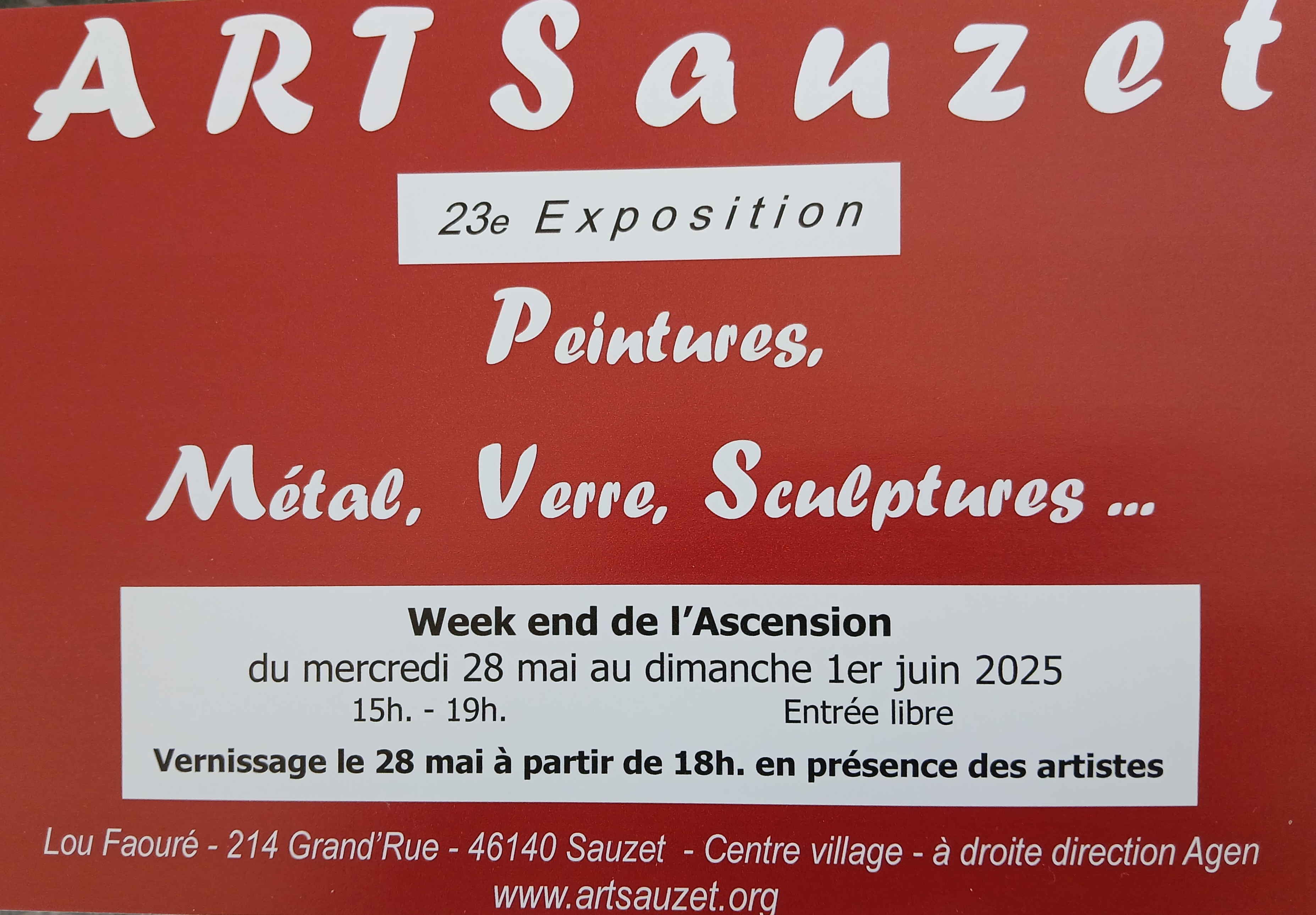 23ème Exposition ARTSauzet