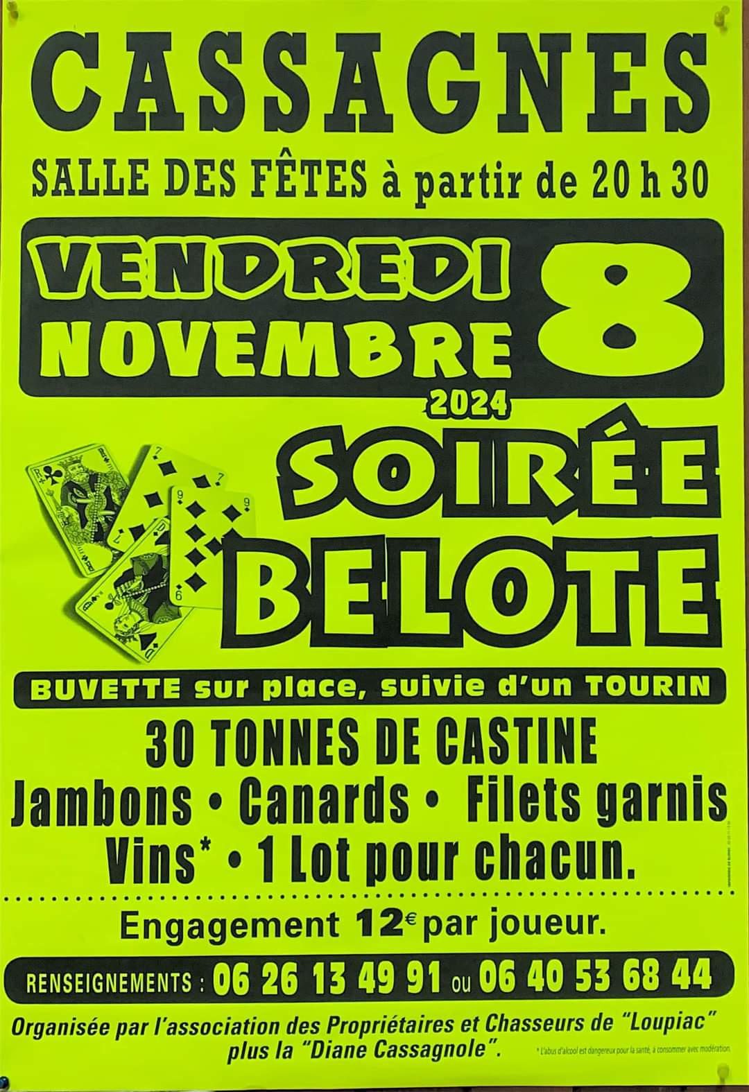 Soirée Belote à Cassagnes, Cassagnes - photo 2