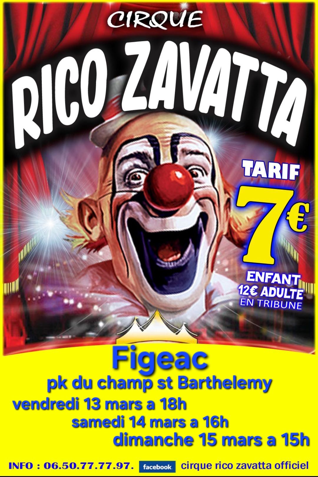 Cirque Rico Zavatta à Figeac
