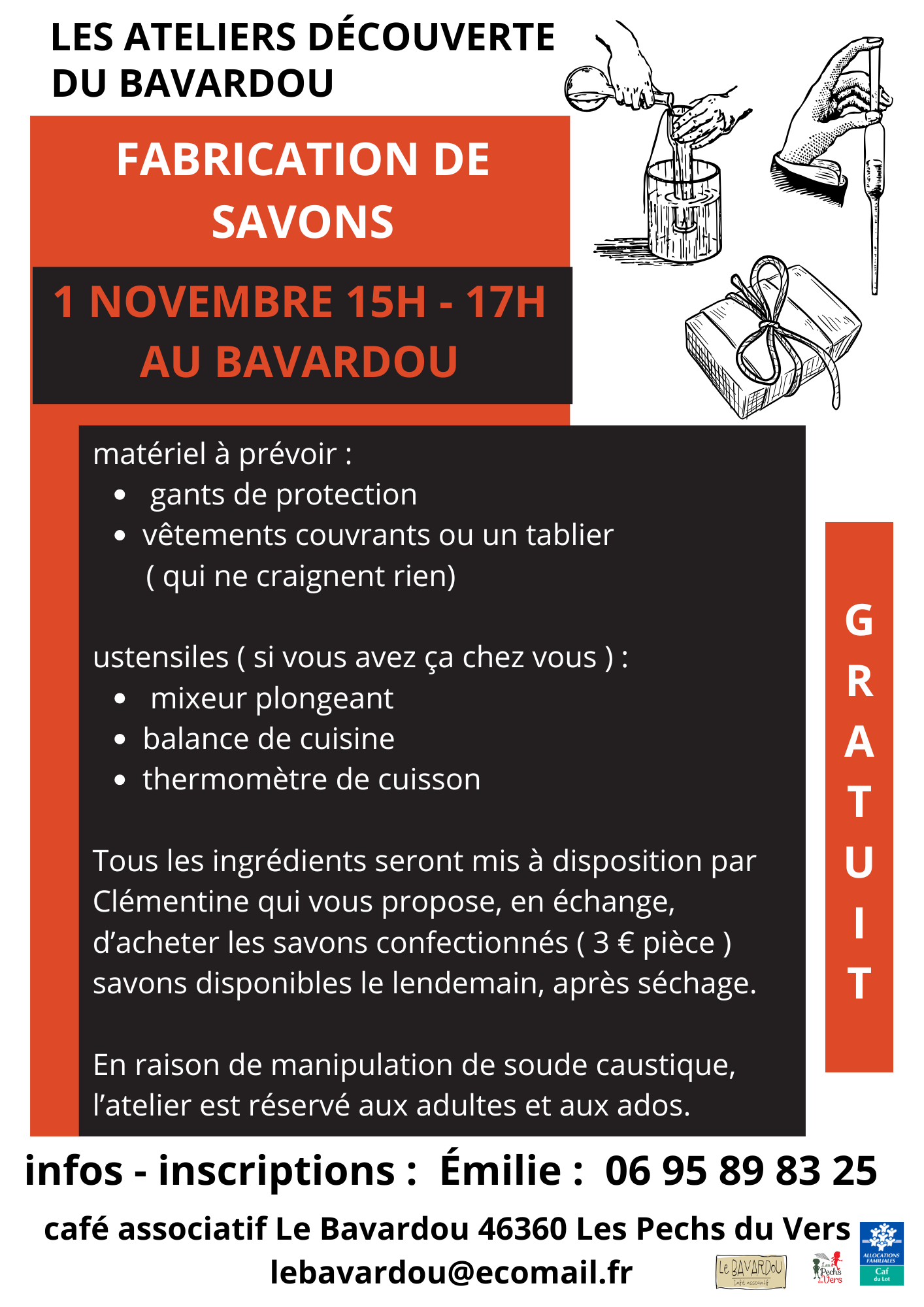 Les Ateliers Découverte du Bavardou : fabrication de savons, Les Pechs du Vers - photo 2