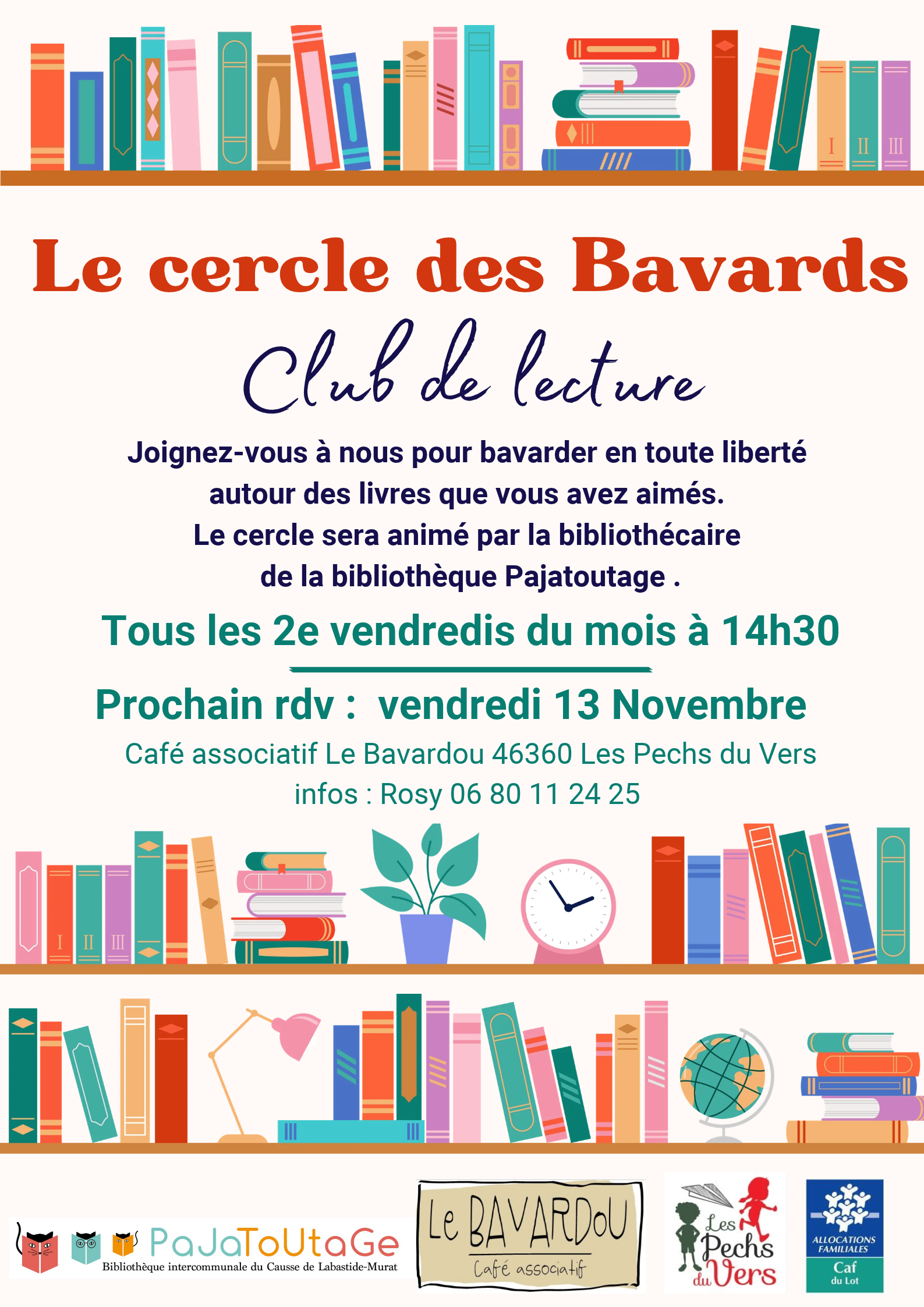 Le Cercle des Bavards - club de lecture du Bavardou