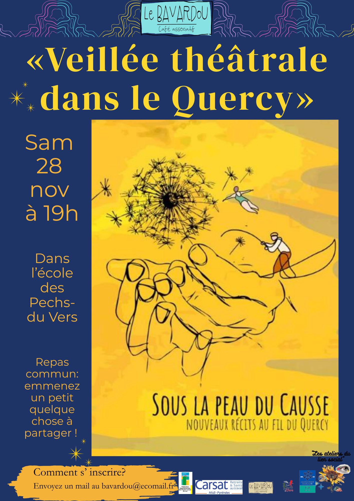 Veillée théâtrale dans le Quercy
