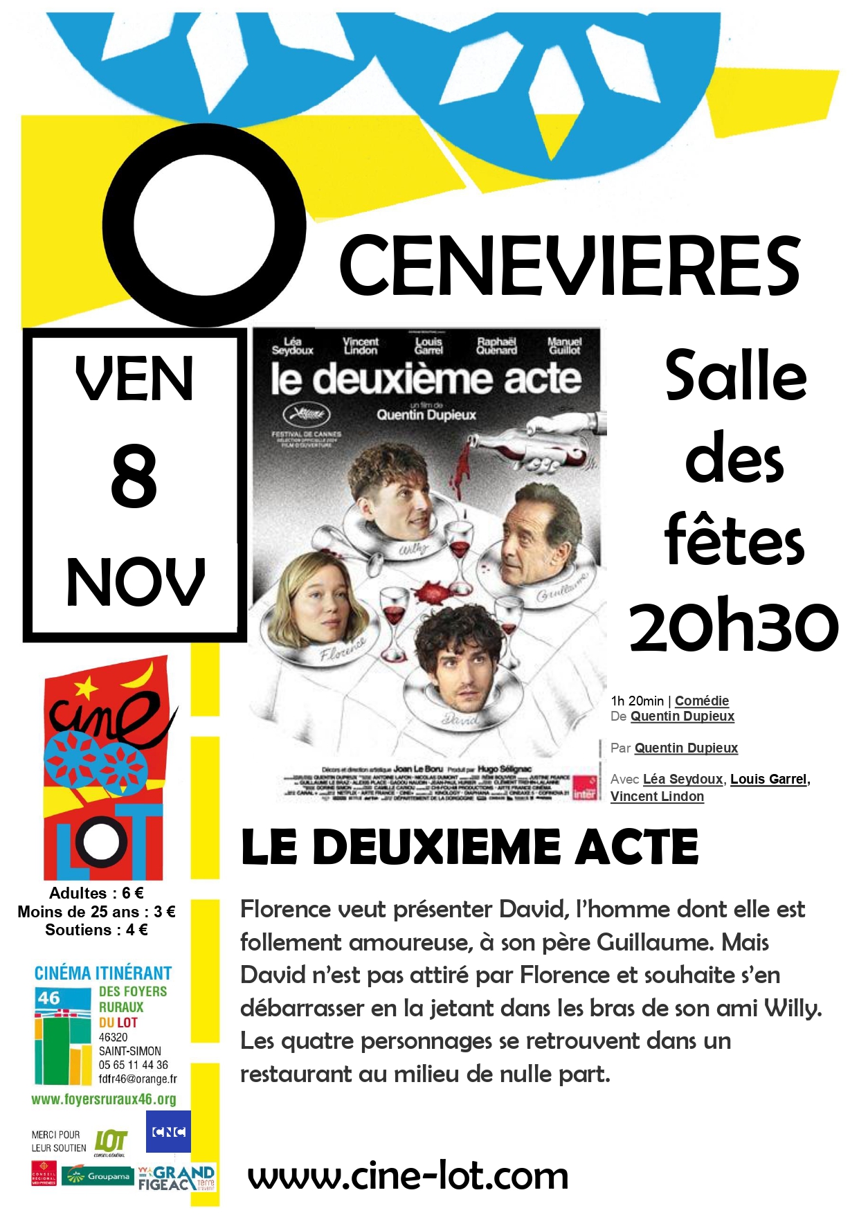 Ciné-Lot : "Le deuxième acte"