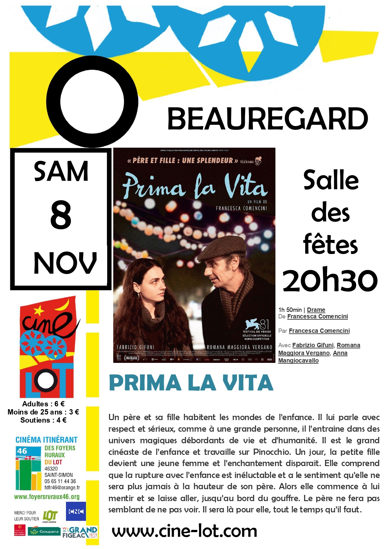 Le Petit Cabaret Soirée cinéma "Prima La Vita"