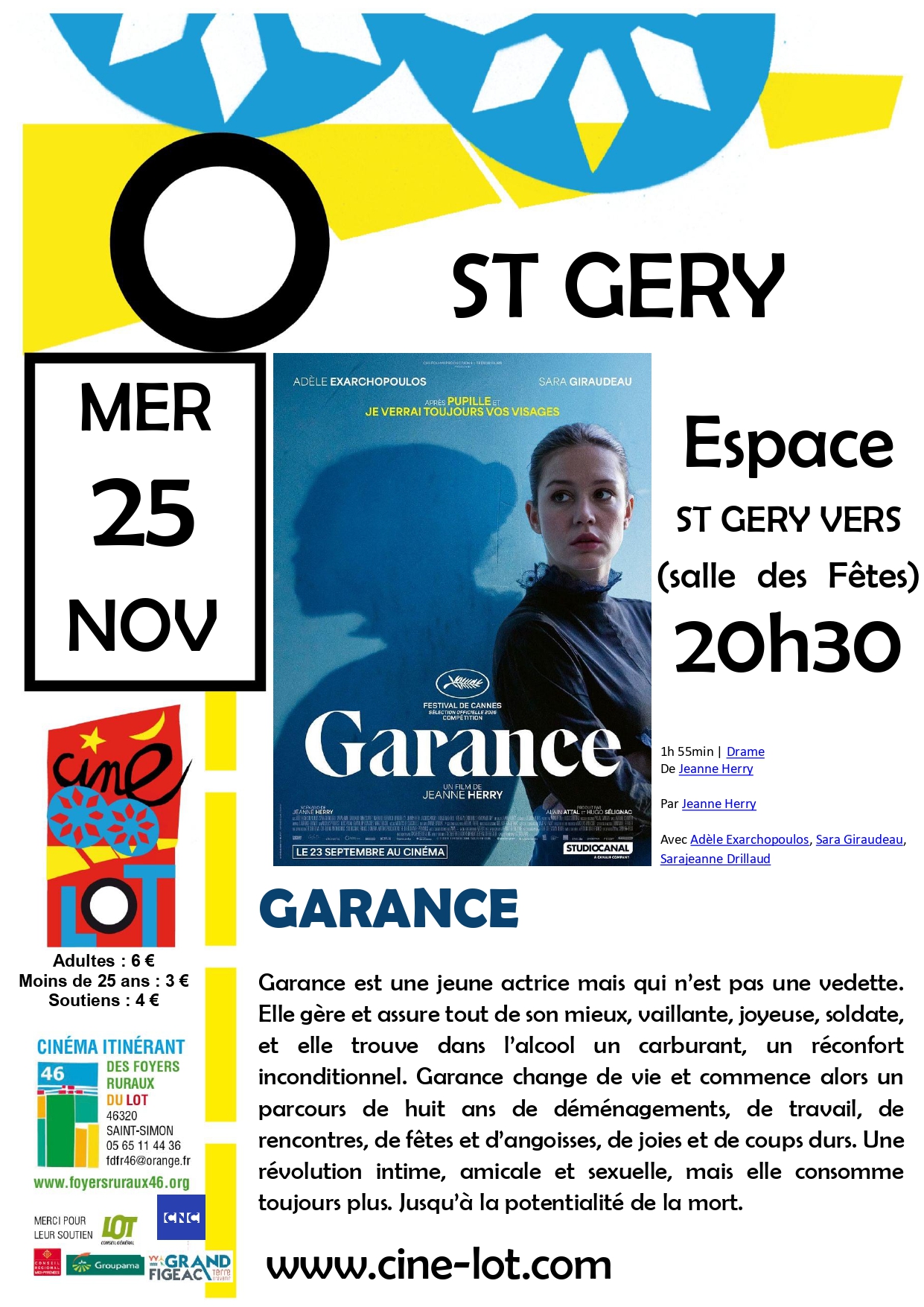 Ciné-Lot : "Garance"