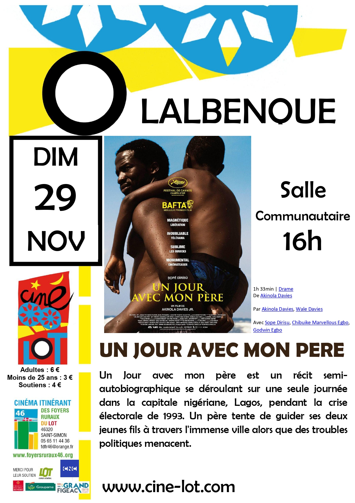 Ciné-Lot : "Un jour avec mon père"